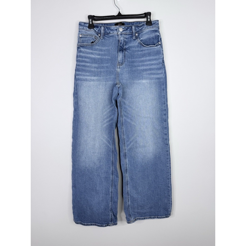 Quince Bella Stretch Relaxed Straight Jeans Size 30 x 30 (*29) Atlantic Blue